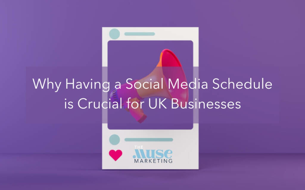 creating a social media schedule with The Muse Marketing